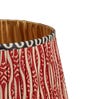Roa Lampshade 13.5in - Vermillion Red