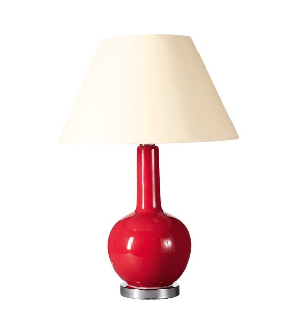 Grenadilla Lamp - Persian Red