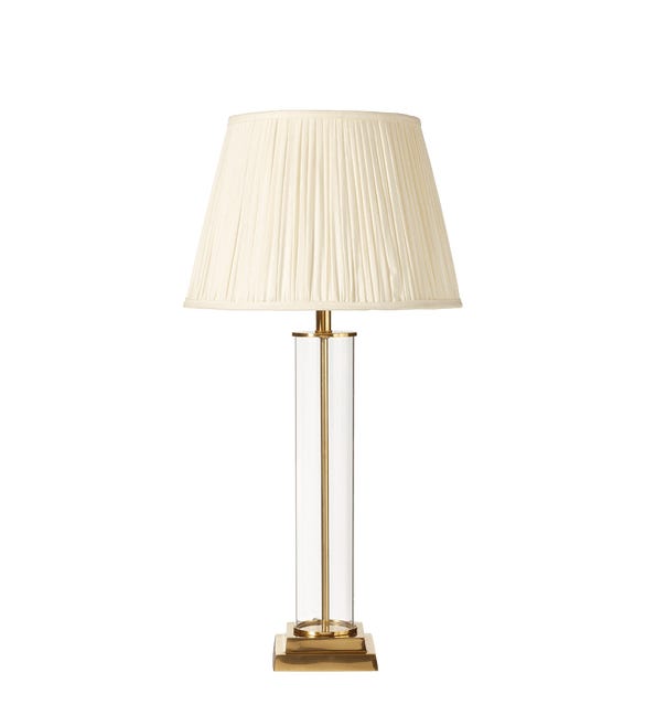 Mezzano Table Lamp - Clear/Brass