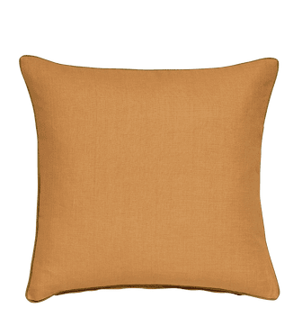 Tight Linen Cushion Cover - Cinnamon/Alchemilla