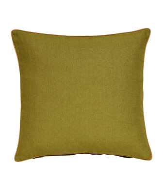 Tight Linen Cushion Cover - Alchemilla/Cinnamon