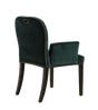 Stafford Dining Chair With Arms - Midnight Green