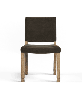 Abbey Velvet Dining Chair - Truffle