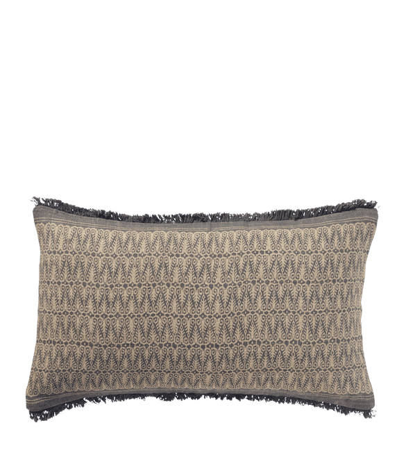 Abetzi Cushion Cover (60x35cm) - Natural/Grey