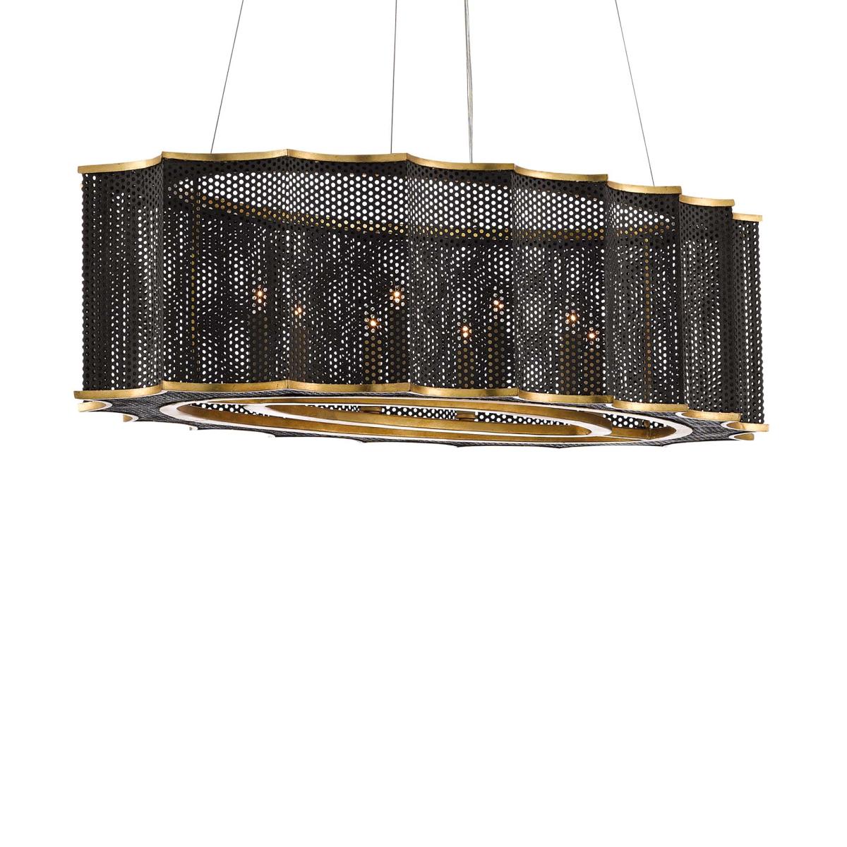 Oka Aurinko Chandelier - Black Molé