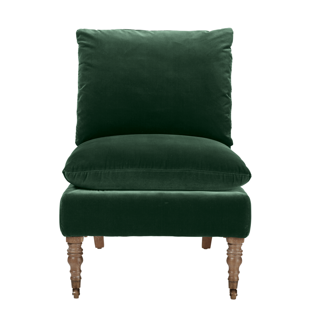 Apadana Armless Chair - Midnight Green
