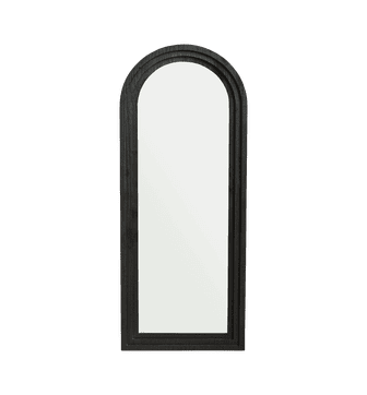 Arched Window Mirror - Ebony