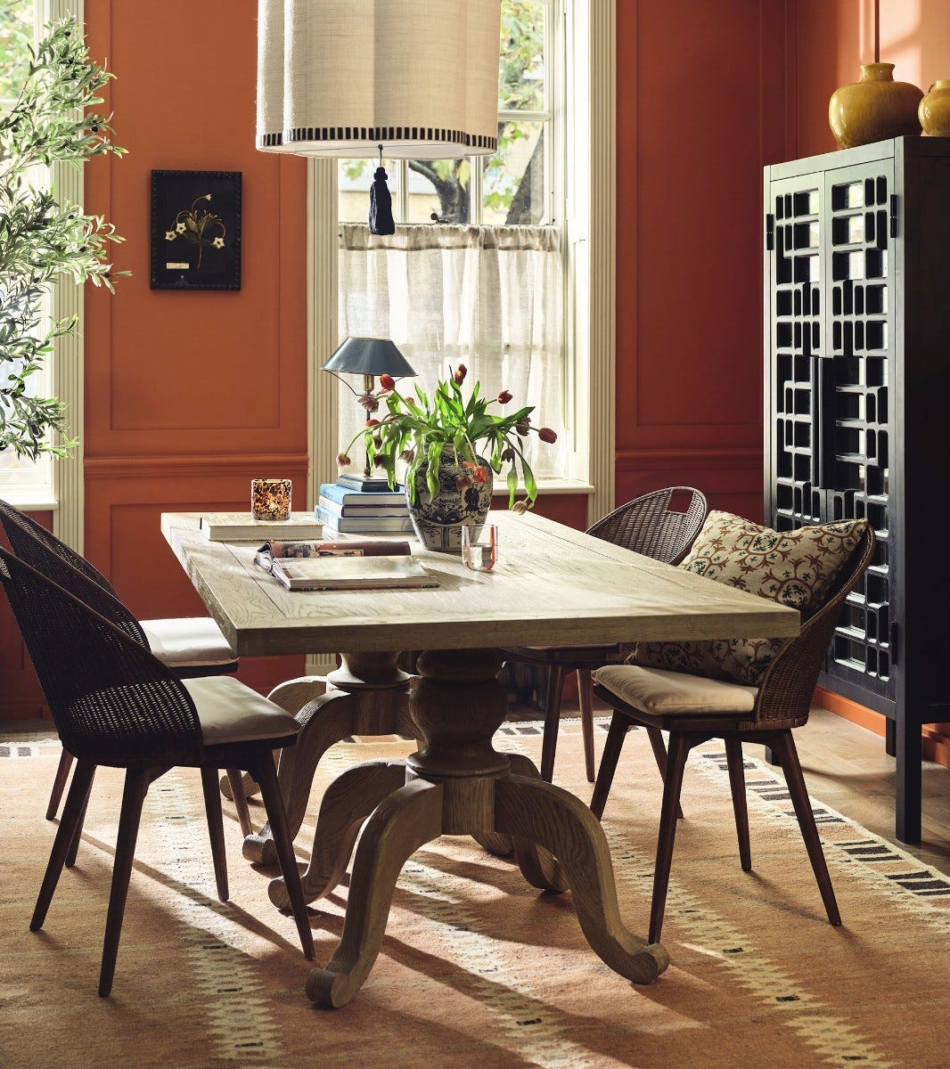 Medium Rectangular Arthur Wood Dining Table - Weathered Oak Medium Rectangular Arthur Wood Dining Table - Weathered Oak