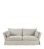 Aubourn 3 Seater Sofa - Silver Grey