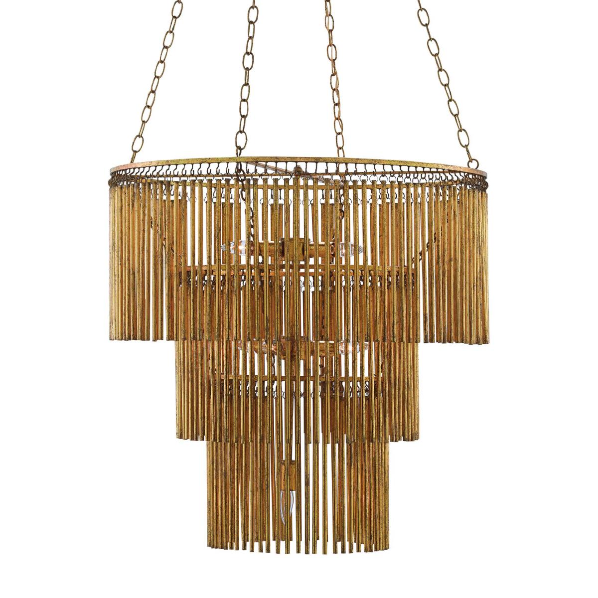 Oka Auretta Chandelier - Gold In Brown