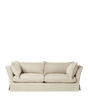 Avitus 3-Seater Sofa - Flax Narrow Herringbone