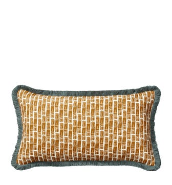 Bamboo Sequence Pillow Cover(60x35cm) - Ochre