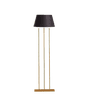 Bamboo Wicket Lamp - Gold