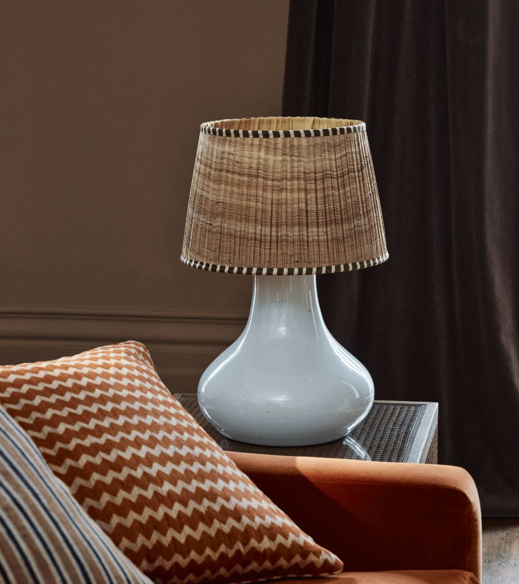 OKA, Beauvoir Table Lamp - Off-White, Table Lamps, Clay