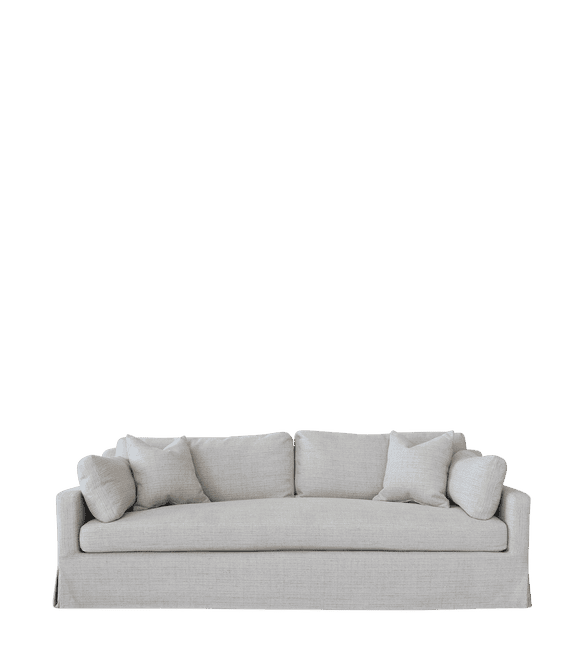 Bernard 7' Linen Sofa - Natural