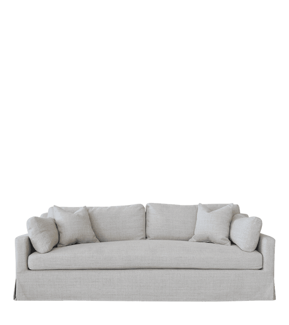 Bernard 8' Linen Sofa - Natural 