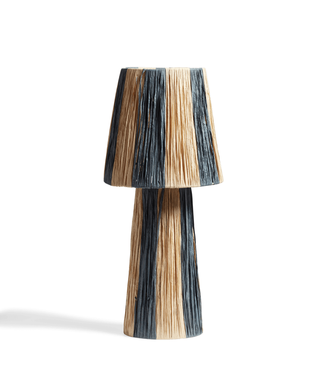 Oka Bridget Table Lamp And Shade - Warm Natural/blue