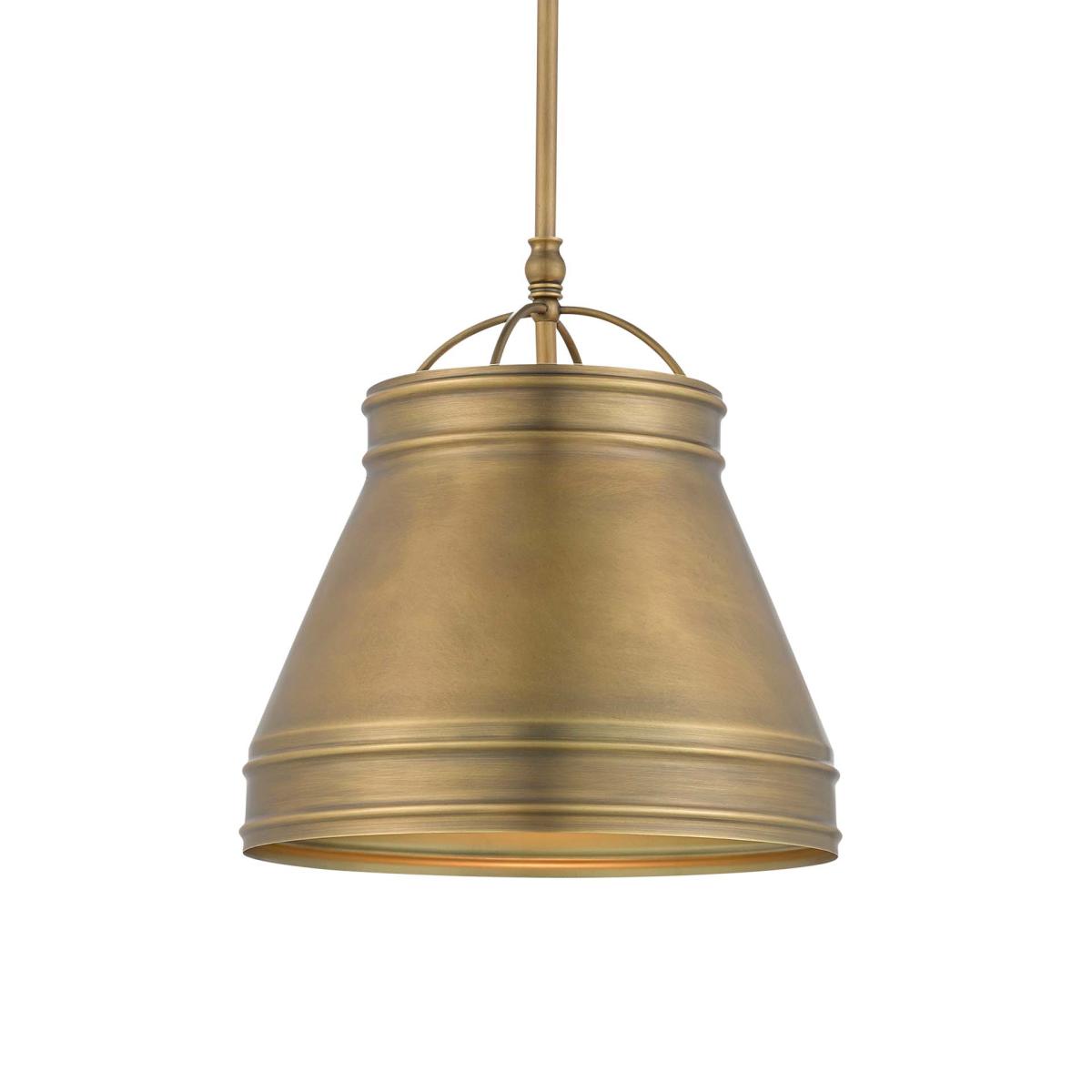 Oka Campana Pendant Lamp - Antique Brass In Brown