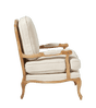 Chantal Linen Chair - Natural
