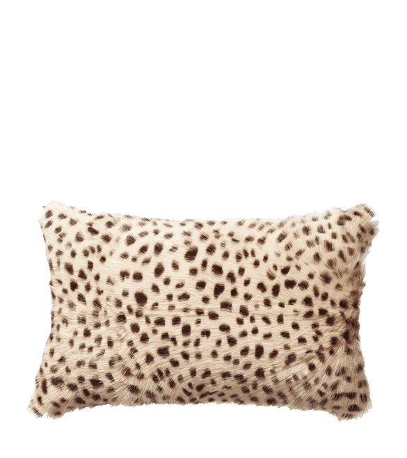 Chyangra Goat Hair Pillow Cover - Cheetah
