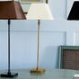 Classic Crane Table Lamp - Brass