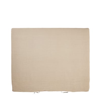 Classic High Rise Super King Headboard Loose Cover - Natural
