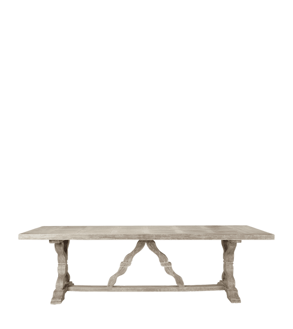 Conisbrough Dining Table, Large - Grey