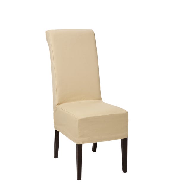 Cotton Slip Cover for Echo Dining Chair - Oatmeal