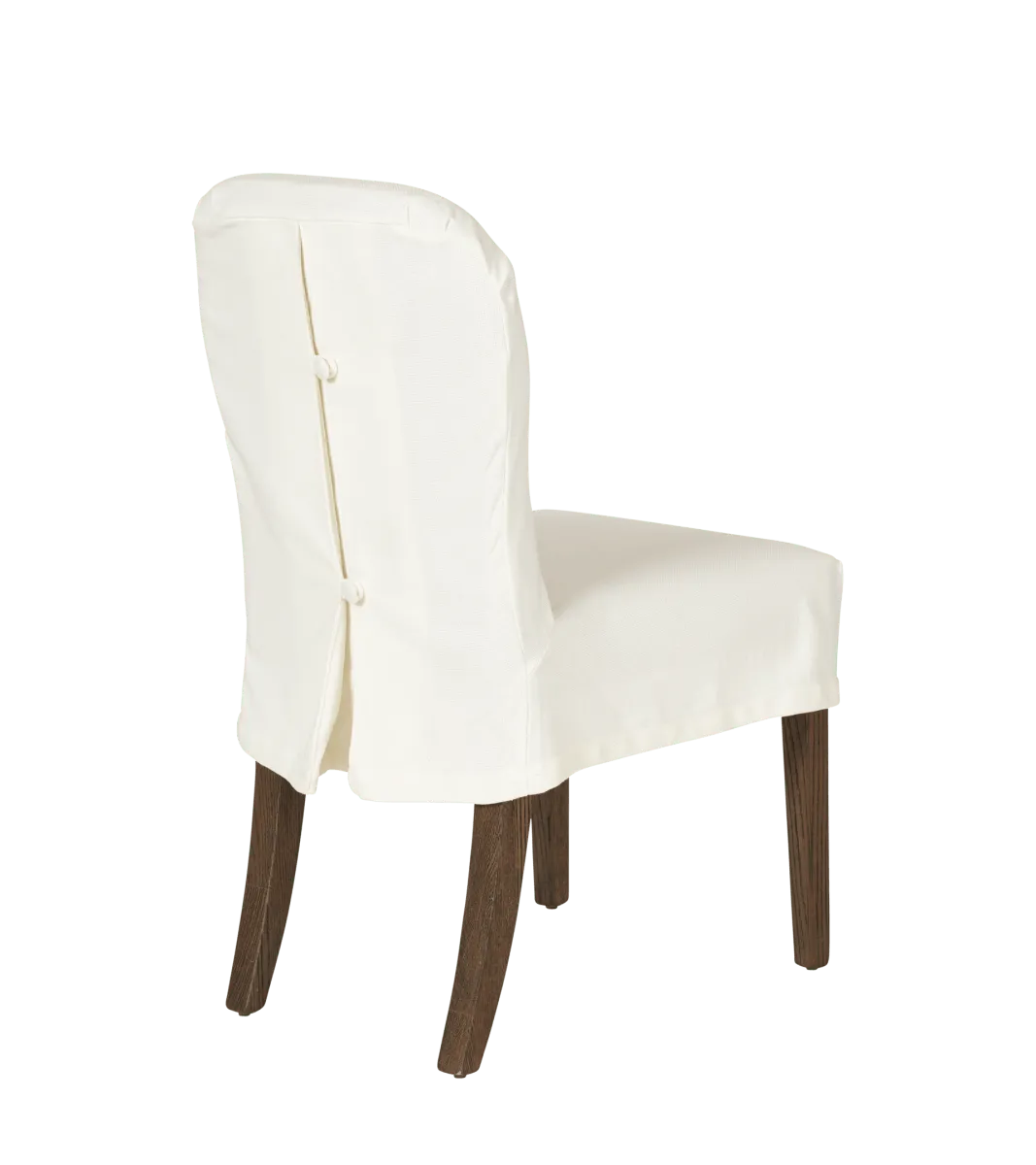 Cotton Slip Cover For Stafford Dining Chair Off White OKA
