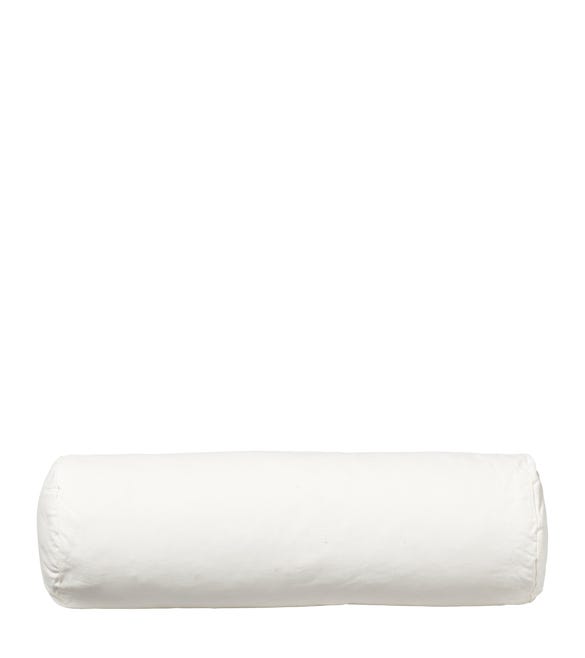 Duck Feather-Filled Bolster Cushion Pad 56x20cmDia