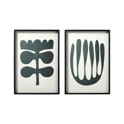 Pair of Eferi Framed Prints - Black/White