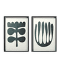Pair of Eferi Framed Prints - Black/White