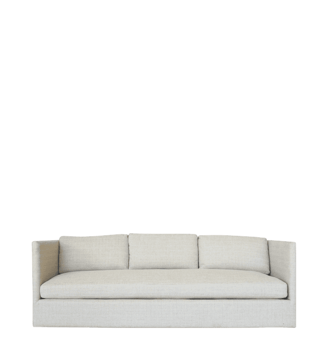 Everard 7&#039; Linen Sofa - Natural