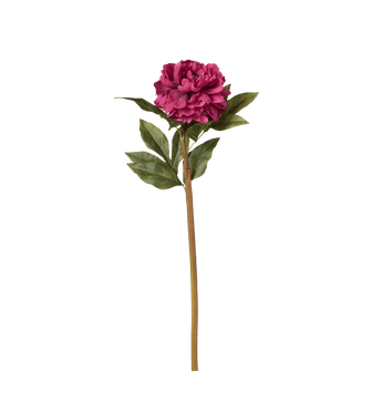 Faux Camellia Stem - Dark Pink
