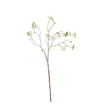 Faux Eucalyptus Stem - Pale Green