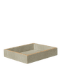 Faux Shagreen Tray - Taupe