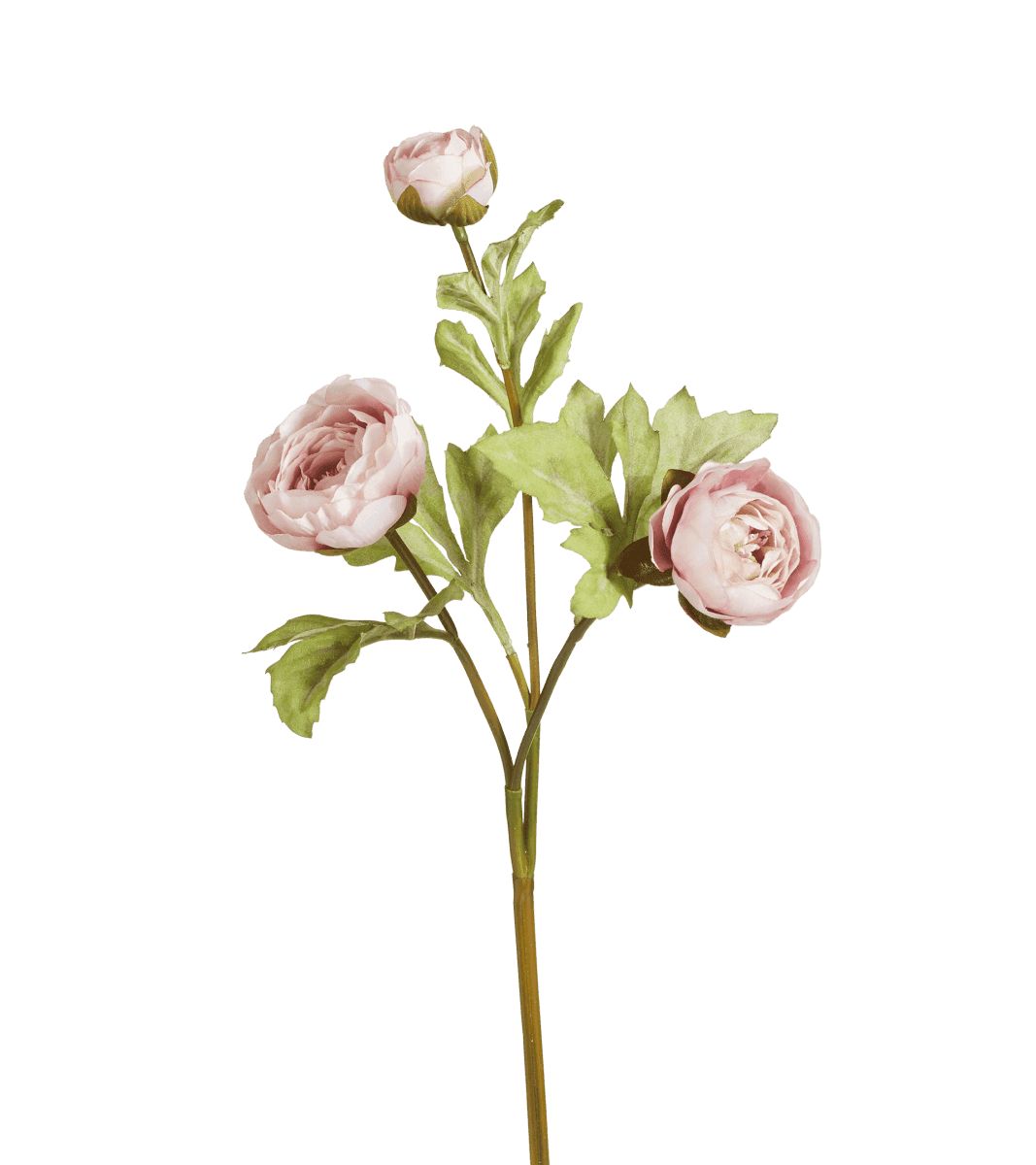 Faux Tea Rose Stem - Pink