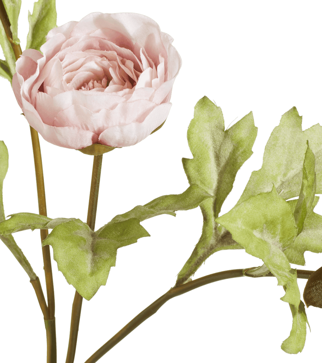 Faux Tea Rose Stem - Pink