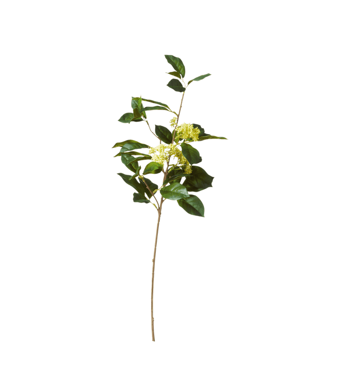 Faux Viburnum Branch - Green