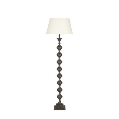 Fortuna Metal Floor Lamp - Grey