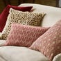 Ghini Feathers Cushion Cover - Red