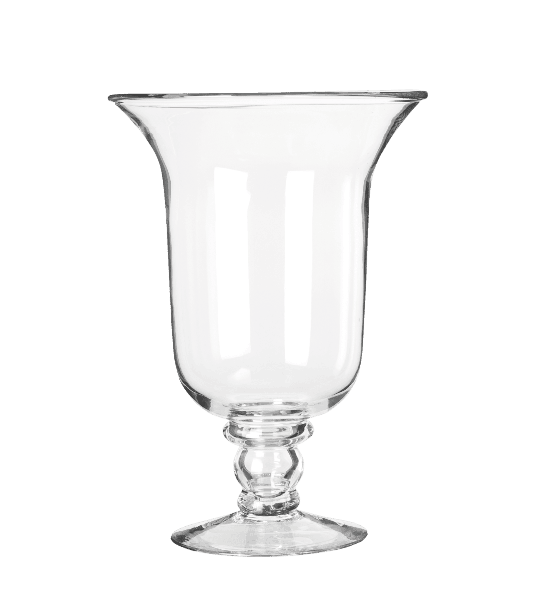 Medium Glass Hurricane Lamp - Clear