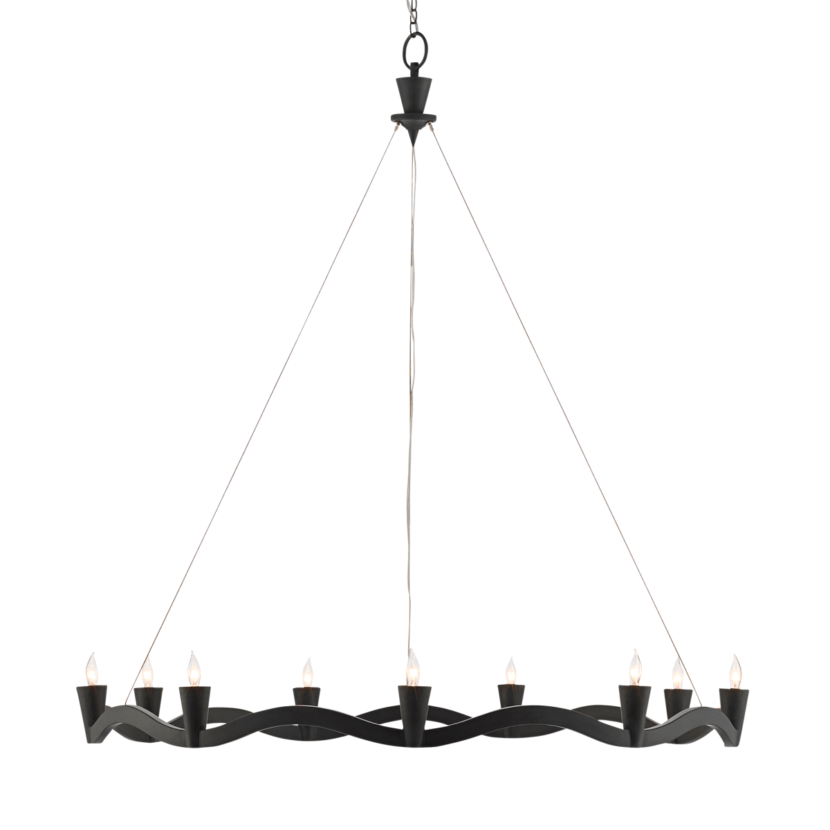 Oka Guinevere Chandelier - Black