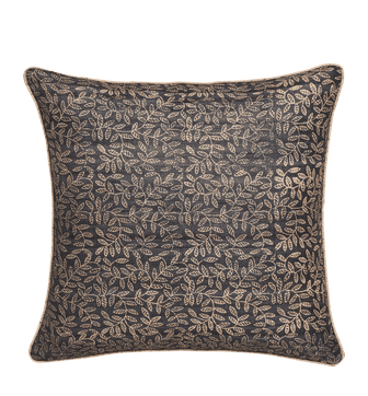 Hadspen Pillow Cover With Piping - Soot