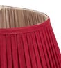 Iro Pleated Linen Lampshade 45cm - Venetian Red