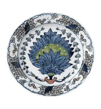 Isphahan Porcelain Starter Plates, Set of 4