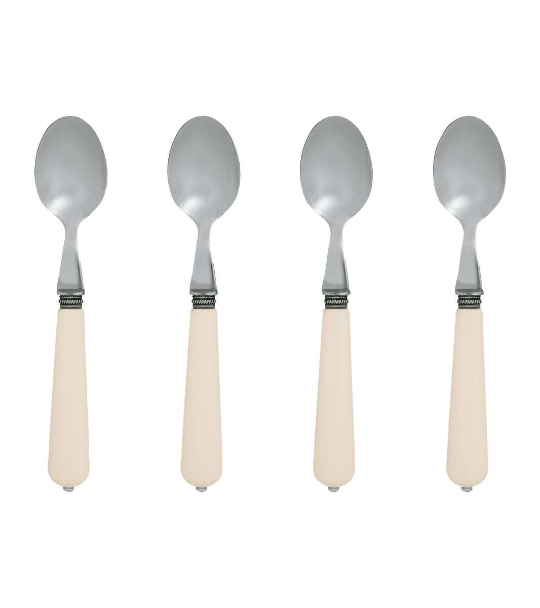 Ivory Teaspoons, Set of 4 - Cream | OKA
