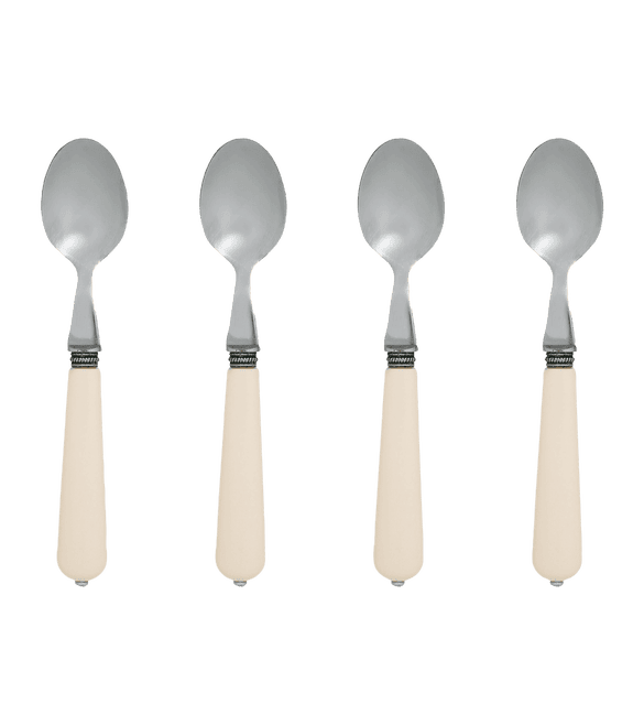 Ivory Teaspoons, Set of 4 - Cream