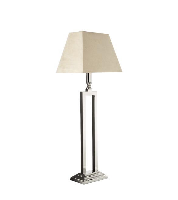 Space Lamp - Polished Silver Finish