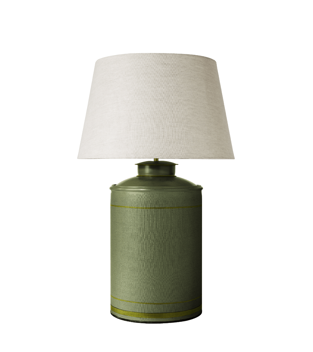 Camellia Handpainted Table Lamp - Pale Blue